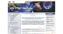 Desktop Screenshot of hiv1tat-vaccines.info